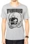 Camiseta DAFITI I.D. Snoopy Furious Cinza - Marca DAFITI I.D.