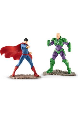 Estatueta Superman vs Lex Luthor - Beek Vermelho