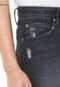 Calça Jeans Lacoste L!VE Skinny Destroyed Azul-marinho - Marca Lacoste