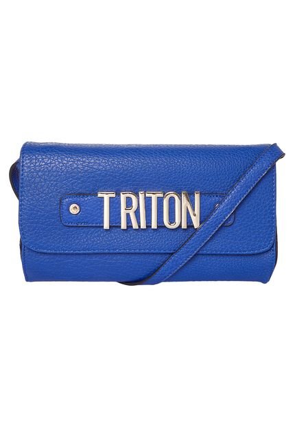 Bolsa Tiracolo Letras Triton Azul - Marca Triton