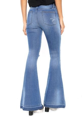 Calça Jeans It's & Co Flare Dakota Azul