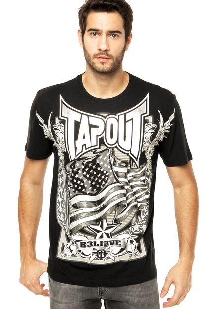 Camiseta Tapout Preta - Marca Tapout