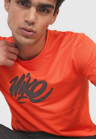 Camiseta Nike 2020 Run Laranja