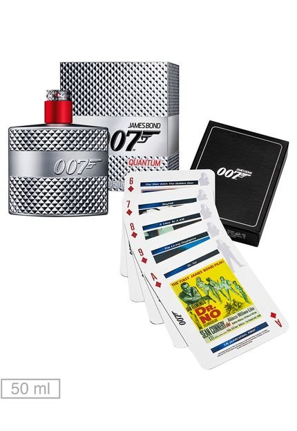 Kit Perfume Quantum James Bond 50ml - Marca James Bond