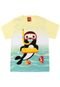 Camiseta Kyly Manga Longa Bebê Menino Amarela - Marca Kyly