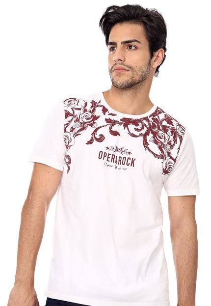 Camiseta Opera Rock Estampada Off-White - Marca Opera Rock