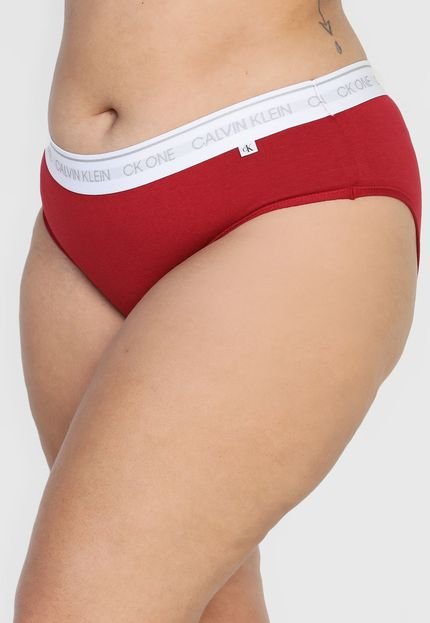 Calcinha Calvin Klein Underwear Tanga Logo Vermelha - Marca Calvin Klein Underwear