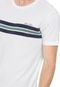 Camiseta Calvin Klein Listras Branca - Marca Calvin Klein
