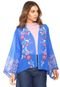 Kimono Sommer Estampado Azul - Marca Sommer