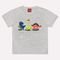 Camiseta Infantil Menino Estampa de Dinossauros Kyly Cinza - Marca Kyly