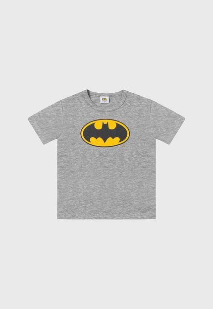 Camiseta Fakini Infantil Batman Cinza - Marca Fakini