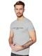 Camiseta Tommy Hilfiger Masculina Core Logo Tee Cinza Mescla - Marca Tommy Hilfiger