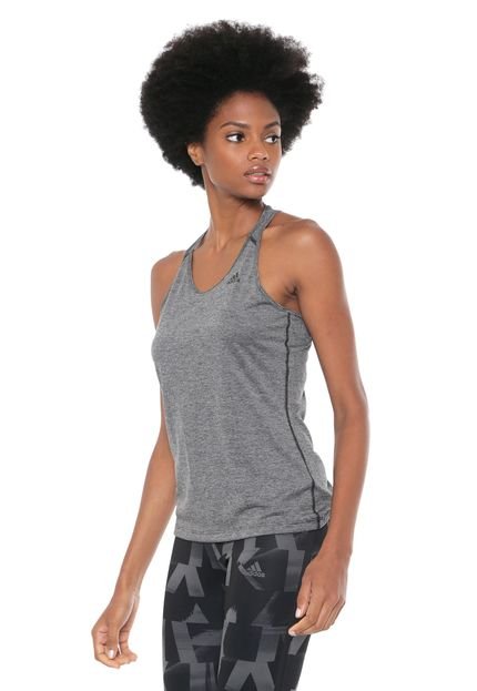 Regata adidas Performance Tech Prime Tank Cinza - Marca adidas Performance