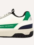 Tênis Armani Exchange White Green XUX178 Off White C/ Verde - Marca Armani Exchange