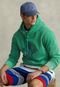 Blusa de Moletom Flanelada Fechada Polo Ralph Lauren Logo Verde - Marca Polo Ralph Lauren