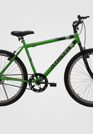 Bicicleta Aro 26 Mtb Sem Marcha Legacy Masculina Verde Athor Bike