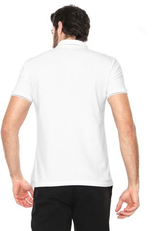 Camisa Polo Malwee Slim Bolso Branca