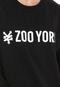 Moletom Fechado Zoo York Basic Logo Preto - Marca Zoo York