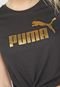 Camiseta Puma Metallic Logo Tee Preta - Marca Puma