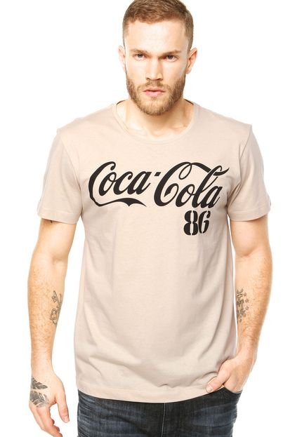 Camiseta Coca-cola jeans Bege - Marca Coca-Cola Jeans