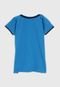 Blusa Marisol Infantil Lettering Azul - Marca Marisol