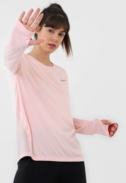 Camiseta Nike Nk Miller Top LS Rosa - Marca Nike
