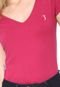 Camiseta Aleatory Básica Rosa - Marca Aleatory