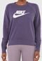 Blusa de Moletom Fechada Nike Sportswear W Nsw Essntl Crew F Roxo - Marca Nike Sportswear