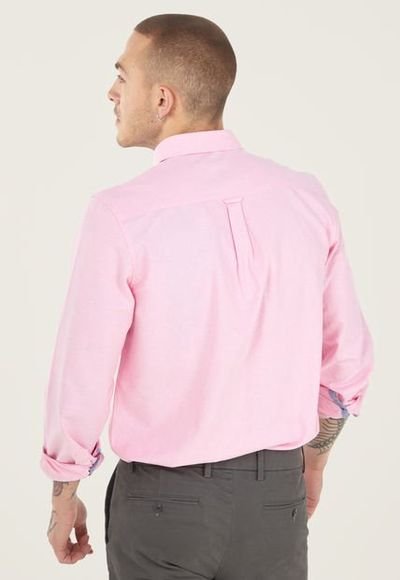 Camisa rosada polo store