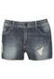 Short Jeans Canal Recorte Azul - Marca Canal