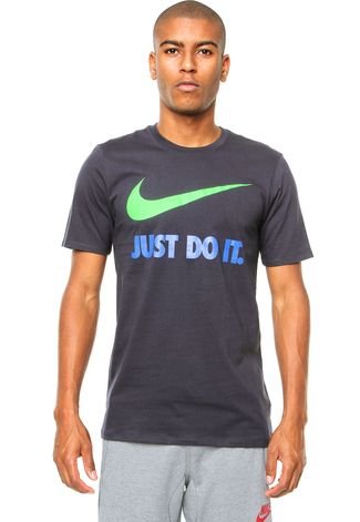 Camiseta Nike Tee-New JDI SW Azul-Marinho
