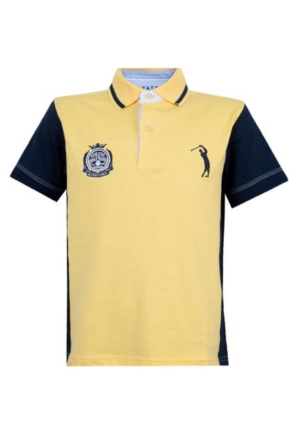 Camisa Polo Aleatory Infantil Amarela - Marca Aleatory