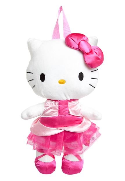 Mochila Hello Kitty Boneca Rosa - Marca Ruz