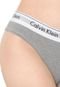 Calcinha Calvin Klein Underwear Tanga Modern Cinza - Marca Calvin Klein Underwear