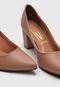 Scarpin Vizzano Liso Nude - Marca Vizzano