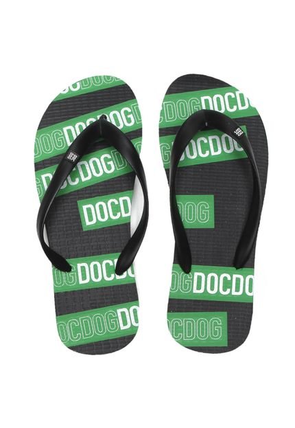 Chinelo Doc Dog Logotipia Verde - Marca Doc Dog