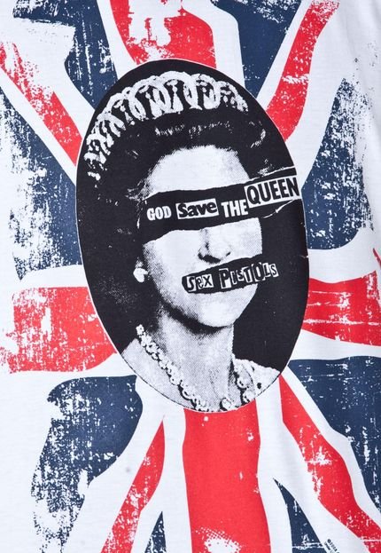 Camiseta Stamp Sex Pistols Branca Compre Agora Dafiti Brasil 