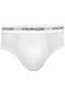 Cueca Calvin Klein Underwear Slip Lettering Branca - Marca Calvin Klein Underwear