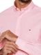 Camisa Tommy Hilfiger Masculina Xadrez Gingham Branca/Rosa - Marca Tommy Hilfiger