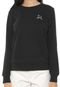 Moletom Flanelado Fechado Banana Republic Ls Classic Sweatshirt Cat Preta - Marca Banana Republic