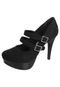 Scarpin Mary Jane Girly Preto - Marca Pink Connection