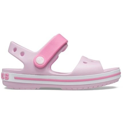 Sandália crocs crocband sandal kids ballerina pink Rosa - Marca Crocs