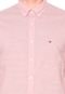 Camisa Tommy Hilfiger New York Listrada Rosa - Marca Tommy Hilfiger