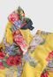 Vestido Polo Ralph Lauren Infantil Floral Amarelo/Vermelho - Marca Polo Ralph Lauren
