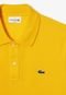 Camisa Polo masculina Slim Fit em petit piquet Amarelo - Marca Lacoste