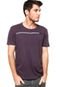 Camiseta Manga Curta Calvin Klein Jeans Horizontal Roxa - Marca Calvin Klein Jeans