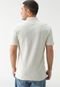 Camisa Polo Tommy Jeans Reta Icon Bordado Off-White - Marca Tommy Jeans