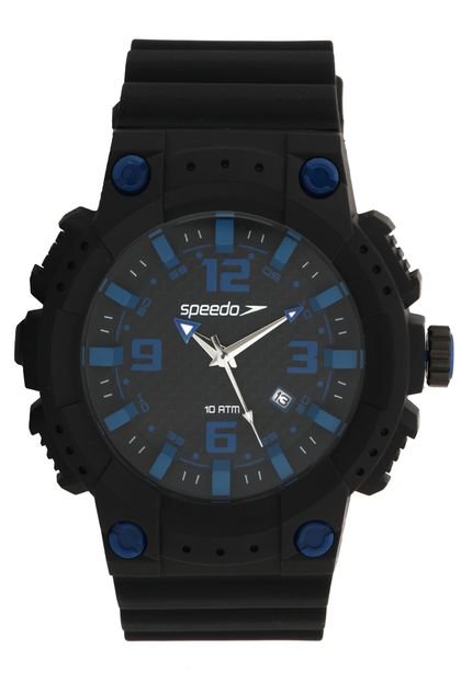 Relógio Speedo 69005G0Ebnp2 Preto/Azul - Marca Speedo