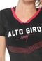 Camiseta Cropped Alto Giro Power Net Ag Sport Preta - Marca Alto Giro