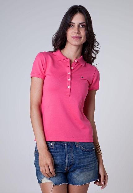Camisa Polo Lacoste Unic Rosa - Marca Lacoste